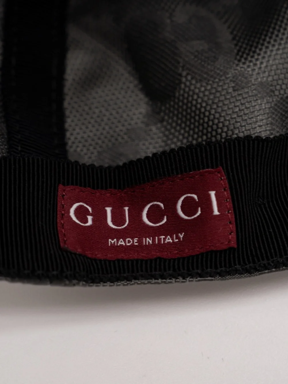 Gucci Men's Cap GG Math Nylon BLack Grey Orange Green size S 57cm